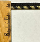 3/8" Metallic Piping with Lip Trim - 22 Yards!