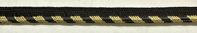 3/8" Metallic Piping with Lip Trim - 22 Yards!