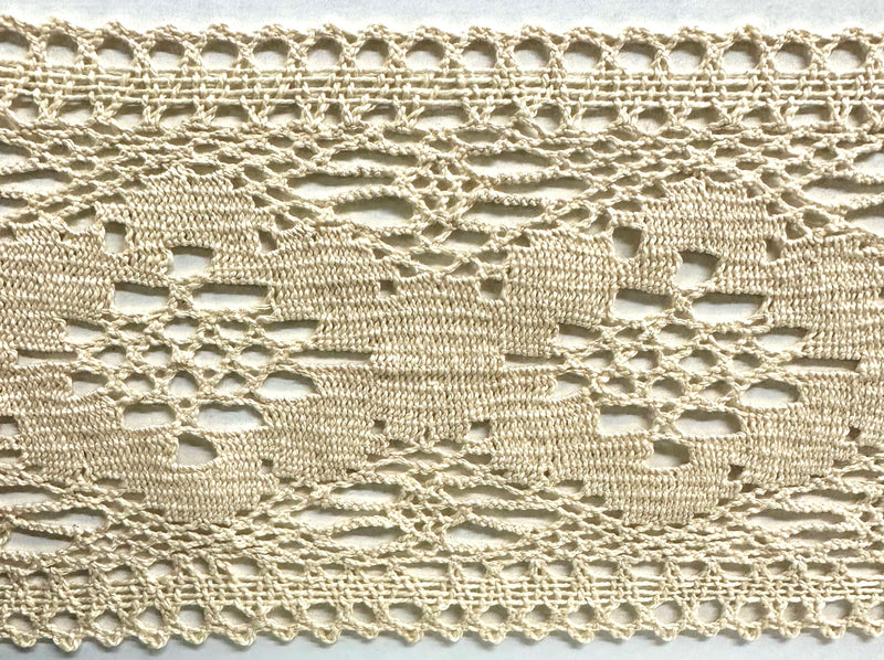 5" Cotton Cluny Lace Trimming - 7 Yards!