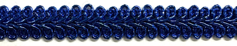 1/2" Metallic French Chinese Braid Gimp Trim - 10 Continuous Yards - MADE IN USA
