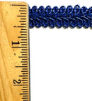 1/2" Metallic French Chinese Braid Gimp Trim - 10 Continuous Yards - MADE IN USA