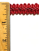 1/2" Metallic French Chinese Braid Gimp Trim - 10 Continuous Yards - MADE IN USA