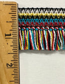 1-1/4" Multi-Colored Brush Fringe Trim - 9 Yards - Many Colors!