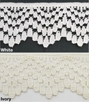 2-1/2" Venise Venice Lace Trimming - 9 Continuous Yards - Two Color Options!