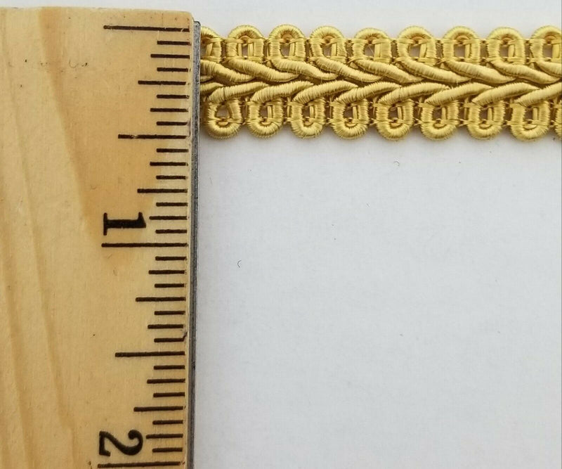 1/2" Chinese French Braid Gimp Trimming - 12 Continuous Yards - Many Colors!