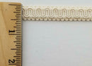 1/2" Scroll Braid Gimp w/ Backing - 12 Continuous Yards - Many Color Options!