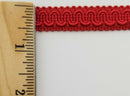 1/2" Scroll Braid Gimp w/ Backing - 12 Continuous Yards - Many Color Options!