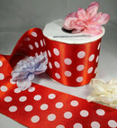 2.5" Polka Dot Craft Ribbon - 23 Yard Spool - Many Colors Available!