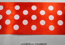 2.5" Polka Dot Craft Ribbon - 23 Yard Spool - Many Colors Available!