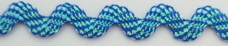 3/8" Iridescent Ric Rac Zig Zag Trim - 18 Yards - Many Colors!