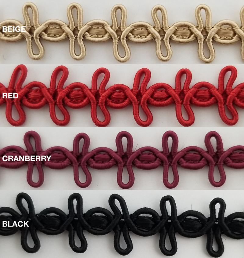 5/8" Designer Braid Gimp Trim - 18 Continuous Yards - Many Colors! MADE IN USA!