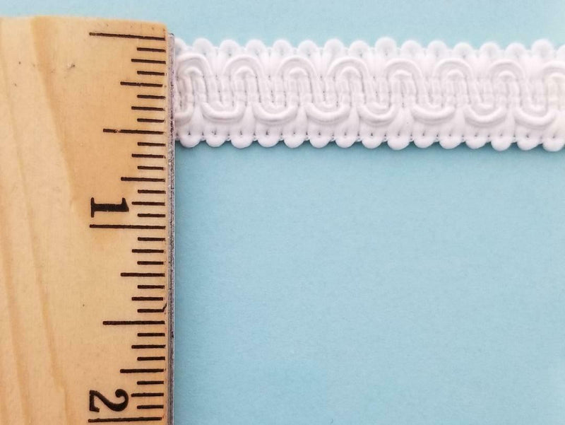 1/2" Scroll Braid Gimp w/ Backing - 12 Continuous Yards - Many Color Options!
