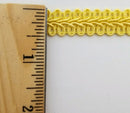 1/2" Chinese French Braid Gimp Trimming - 12 Continuous Yards - Many Colors!