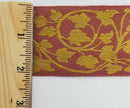 2-1/8" Floral Jacquard Woven Ribbon Trim - 9 Continuous Yards - Color Options!