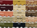 1-1/4" Decorative Scalloped Loop Fringe Trim - Many Color Options! 10 YARDS!