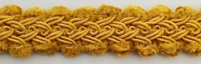 1/2" CHENILLE GIMP BRAID - 18 YARDS - MANY COLORS AVAILABLE!