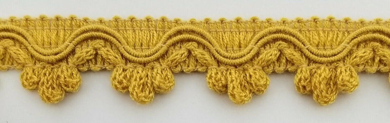 7/8" Decorative Scalloped Loop Fringe Trim - 10 Yards - Many Color Options!