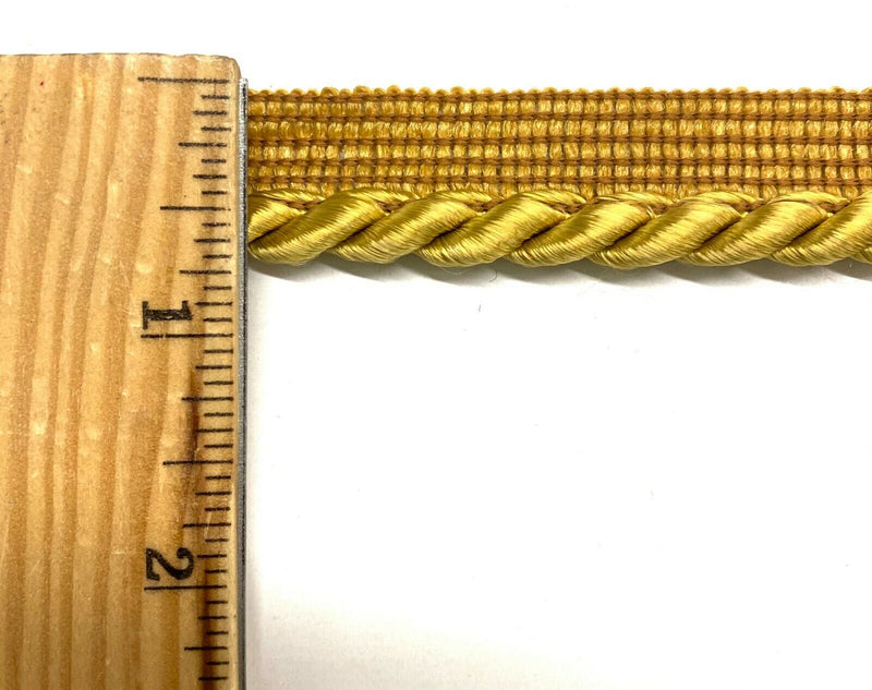 Large Twist Cord with Lip Piping Trimming - 6 Yards - Many Colors Available!