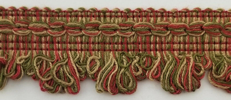 1-1/4" Decorative Scalloped Loop Fringe Trim - Many Color Options! 10 YARDS!