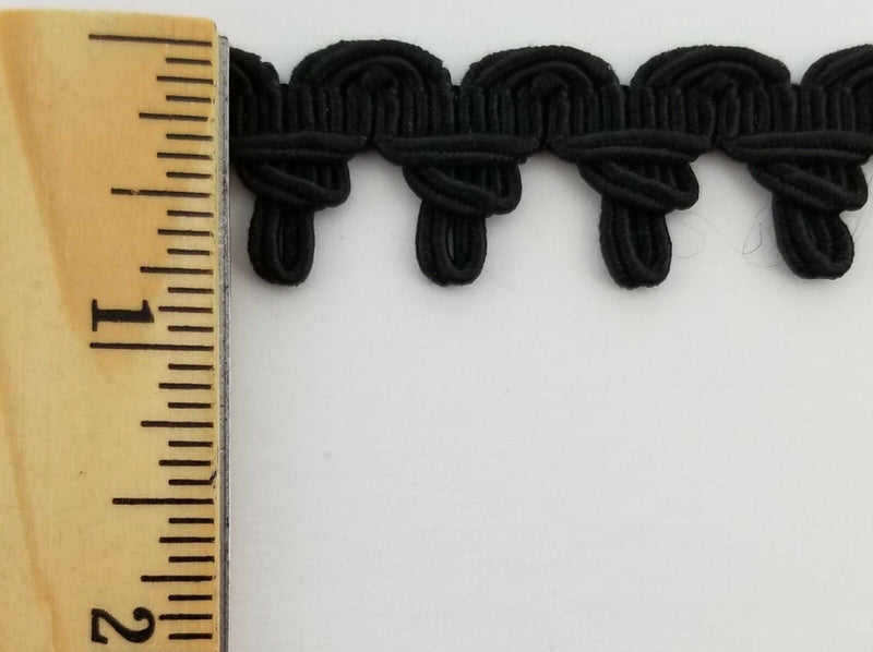 7/8" Designer Braid Gimp Trimming - 12 Continuous Yards - Color Options!