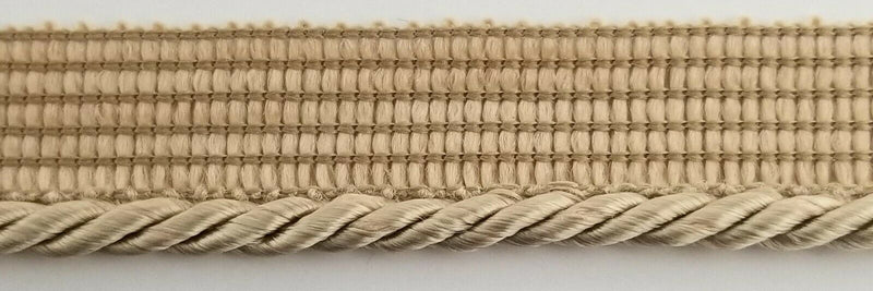 Twist Cord with Lip Piping Trimming - 8 Yards- Many Colors Available!