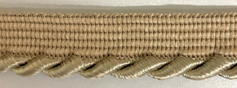 Large Twist Cord with Lip Piping Trimming - 6 Yards - Many Colors Available!