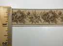 1" Woven Tapestry Floral Elegant Webbing Trim -12 Continuous Yards- MANY COLORS!