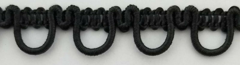 Bridal Button Loop Elastic Braid Trimming - 12 Continuous Yards - Many Colors!
