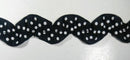 Polka Dot Spot Ric Rac - 10 Yards - Many Colors - Made in USA!