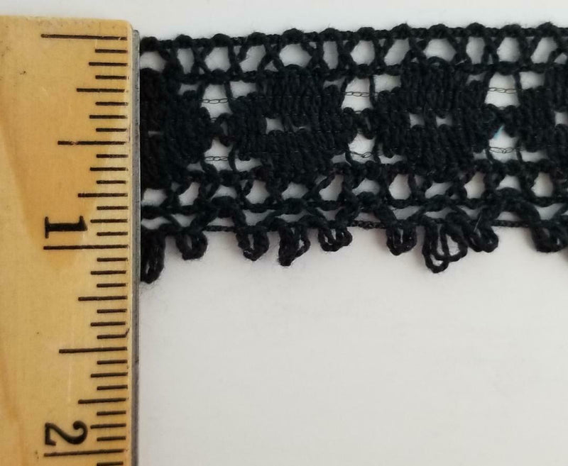 1-1/8" Cotton Cluny Lace Trimming - 10 Continuous Yards!