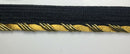 7/16" Metallic Piping with Lip Trim -18 Yards- Many Colors Available!