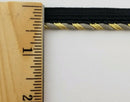 7/16" Metallic Piping with Lip Trim -18 Yards- Many Colors Available!