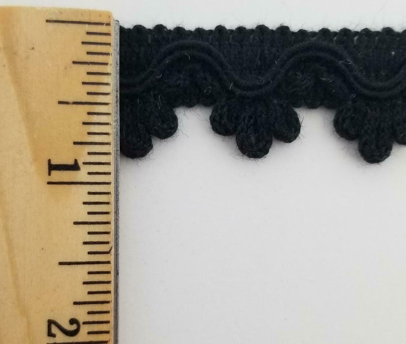 7/8" Decorative Scalloped Loop Fringe Trim - 10 Yards - Many Color Options!