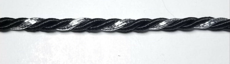 1/8" TWIST CORD ROPE TRIMMING WITH METALLIC - 15 YARDS - MANY COLORS!