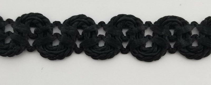 3/4" Double Scalloped Braid Gimp Trim - 12 Yards - MANY COLORS!