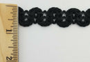 3/4" Double Scalloped Braid Gimp Trim - 12 Yards - MANY COLORS!