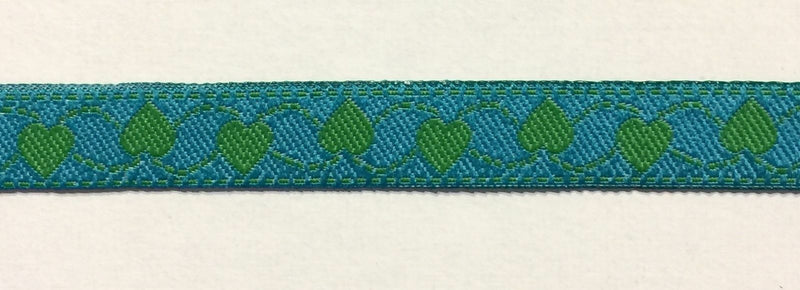 1/2" Hearts Ribbon - 15 Yards - Many Colors Available!