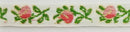 1/2" Jacquard Woven Floral Ribbon Trim with Metallic - 15 Continuous Yards