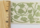 2-1/8" Floral Jacquard Woven Ribbon Trim - 9 Continuous Yards - Color Options!