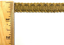 1/2" Scroll Braid Gimp w/ Backing - 12 Yards - Many Color Options!