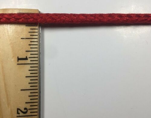 Mercerized Cotton Drawstring Cord - 18 Yards Of 1/4" Braided Trim In Tan Color