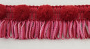 Pom Pom Trim w/ Fringe Trimming - 9 Total Yards - Many Colors Available!
