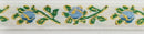 1/2" Jacquard Woven Floral Ribbon Trim with Metallic - 15 Continuous Yards