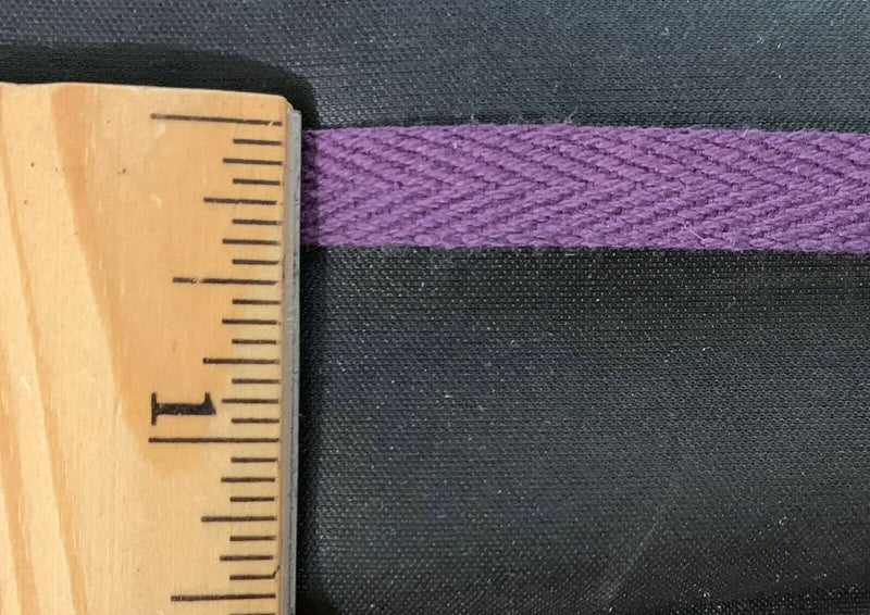 3/8" Cotton Twill Tape - 10 Yards - Many Colors Available! - Made in USA