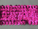 6 ROW (2-1/8") STRETCH SEQUIN TRIM - 6 Continuous Yards - Many Colors Available