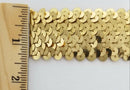 4 ROW (1.5") STRETCH SEQUIN TRIM - 8 Continuous Yards - Many Colors Available!