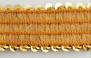4 ROW (1.5") STRETCH SEQUIN TRIM - 8 Continuous Yards - Many Colors Available!
