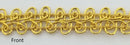 7/16'' Metallic French Chinese Braid Gimp Trimming - 18 Continuous Yards - MADE IN USA