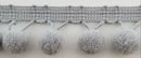5/8" Pom Pom Poly Ball Fringe- 12 Continuous Yards - Many Colors!