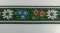 1" Jacquard Woven Floral Ribbon Trim - 10 Yards - Many Colors!